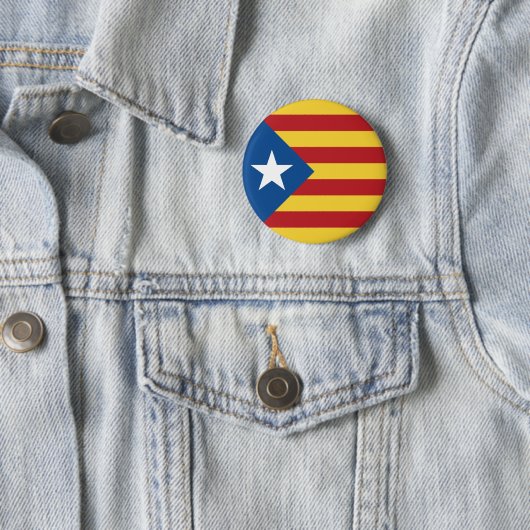 ESTELADA SENYERA CATALUNYA LLIURE RONDE BUTTON 5,7 CM (In situ)