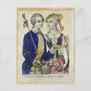 Estelle en Nemorin Briefkaart