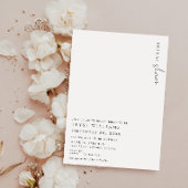 Estelle Minimalist Bridal Shower Kaart