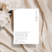 Estelle Minimalist Bridal Shower Kaart