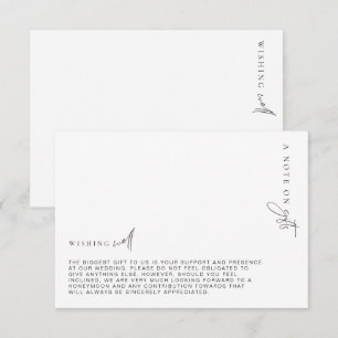 Estelle Minimalist Wishing Well Kaart