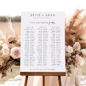 Estelle Minimum 3 Banquet Table Seating Poster
