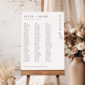 Estelle Minimum 3 Banquet Table Seating Poster