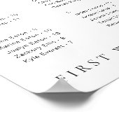 Estelle modern minimaal alfabetisch Poster (Hoek)