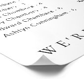 Estelle modern minimaal alfabetisch Poster (Hoek)