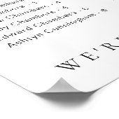 Estelle modern minimaal alfabetisch Poster (Hoek)