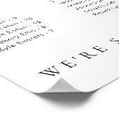 Estelle modern minimaal alfabetisch Poster (Hoek)