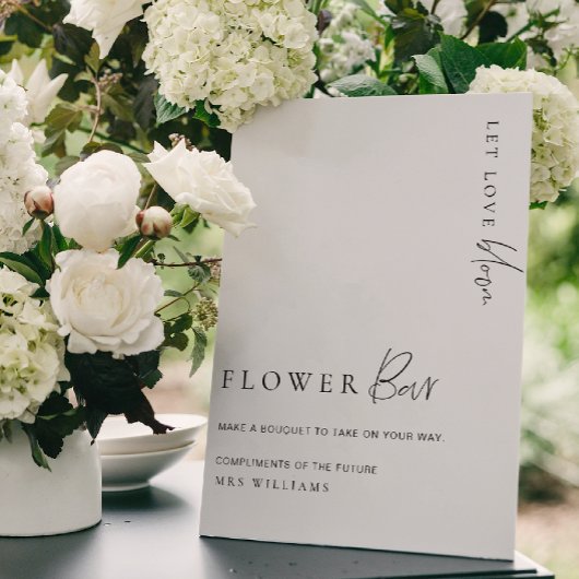 Estelle Modern Minimaal Bloemenbar- Bord Poster