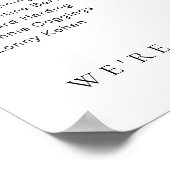 Estelle Modern Minimal 12 Poster voor tafelzitplaa (Hoek)