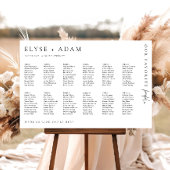 Estelle Modern Minimal 12 Poster voor tafelzitplaa