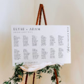 Estelle Modern Minimal 12 Poster voor tafelzitplaa