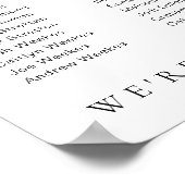 Estelle Modern Minimal 24-tafelzitjes Poster (Hoek)