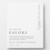 Estelle Modern Minimal in plaats van voetsporen Fotoplaat (Voorkant)