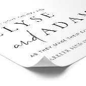 Estelle Modern Minimal laat de Sparks het teken va Poster (Hoek)