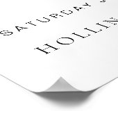 Estelle Modern Minimal welkomstgebarentaal Poster (Hoek)