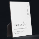 Estelle Modern Minimale Vloerbalk Fotoplaat<br><div class="desc">Deze bloembalk bevoordeelt het teken met een modern handschrift en een minimalistisch ontwerp. De manuscriptrubrieken zijn afbeeldingen die niet kunnen worden uitgegeven. Het kopje afbeelding kan resized om het even welke grootte van het poster te passen. Alle andere tekst kan volledig worden bewerkt. Voor een geavanceerdere aanpassing van dit ontwerp,...</div>