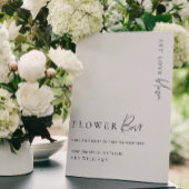 Estelle Modern Minimalistische Bloemen Bar Bord Poster