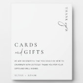 Estelle Moderne Minimale Kaarten en cadeauborden Fotoplaat (Voorkant)