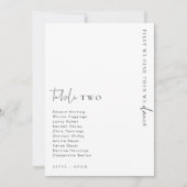 Estelle Moderne Minimalistische Tafelnummer Bruilo (Voorkant)