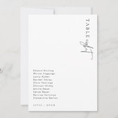 Estelle Moderne Minimalistische Tafelnummer Bruilo (Voorkant)