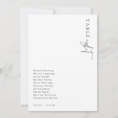 Estelle Moderne Minimalistische Tafelnummer Bruilo (Achterkant)