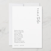 Estelle Moderne Minimalistische Tafelnummer Bruilo (Voorkant)