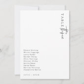 Estelle Moderne Minimalistische Tafelnummer Bruilo (Voorkant)