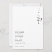 Estelle Moderne Minimalistische Tafelnummer Bruilo (Achterkant)