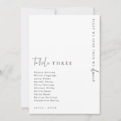 Estelle Moderne Minimalistische Tafelnummer Bruilo (Voorkant)