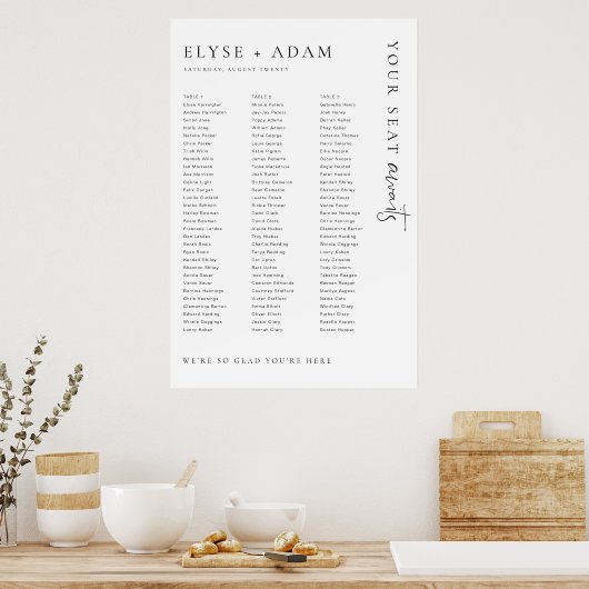 Estelle Poster met minimaal 3 lange tafels (Keuken)