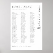 Estelle Poster met minimaal 3 lange tafels (Voorkant)