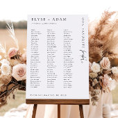 Estelle Poster met minimaal 3 lange tafels