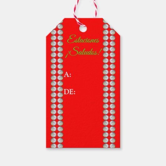 Esten, Saludos. Etiquetas de Regalo Cadeaulabel (Voorkant)