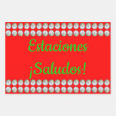 Esten, Saludos. Papel Tres Pack Inpakpapier Vel (Voorkant)