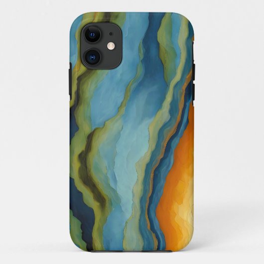 "Estepona" horizontale gebroken lagen Case-Mate iPhone Case (Achterkant)