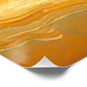 "Estepona" horizontale gebroken lagen Perfect Poster (Hoek)