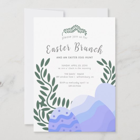 Ester Branch en Easter Egg Hunt Save The Date (Voorkant)