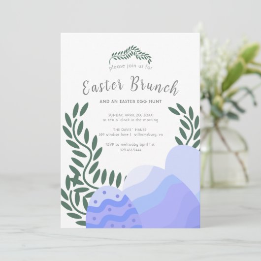 Ester Branch en Easter Egg Hunt Save The Date (Staand voorkant)