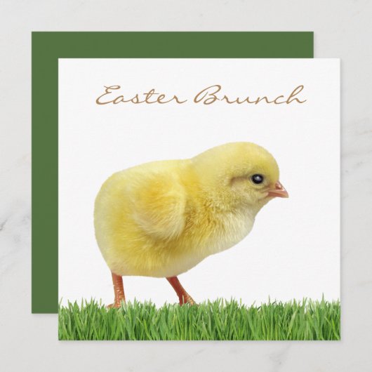 Ester brunch square 5,25 x 5,25 inch kaart (Voorkant / Achterkant)