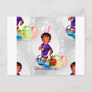 ester bunny donald trump feestdagenkaart