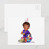 ester bunny trump feestdagenkaart (Voorkant / Achterkant)