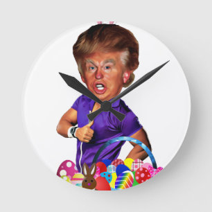 ester bunny trump ronde klok