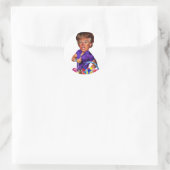 ester bunny trump ronde sticker (Tas)