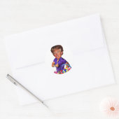 ester bunny trump ronde sticker (Envelop)