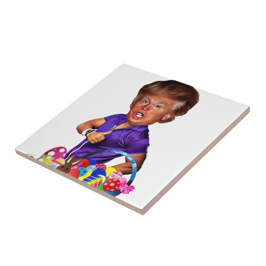 ester bunny trump tegeltje (Zijkant)