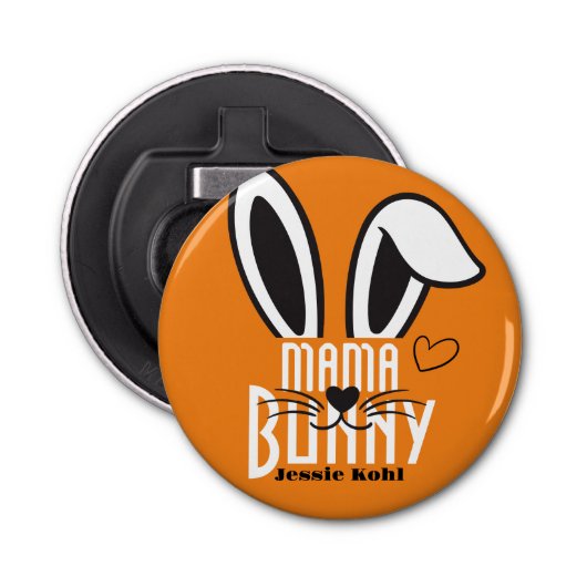 Ester Ester Edelegant, schattige familie Button Flesopener (Voorkant)