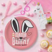 Ester Ester Edelegant, schattige familie Papieren Bordje (Feest)