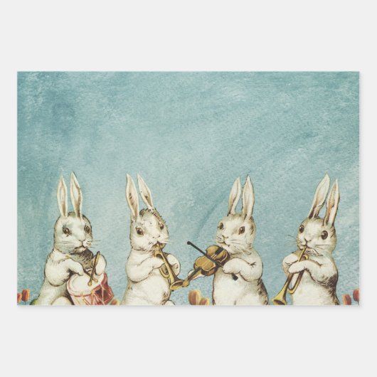 Ester konijn  groot afbeelding inpakpapier vel (Voorkant 3)