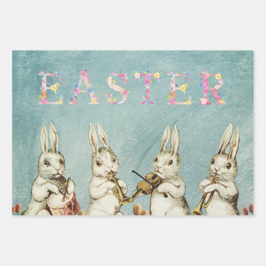 Ester konijn  groot afbeelding inpakpapier vel (Voorkant 2)