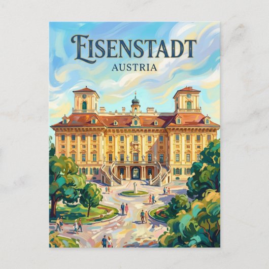 Esterházy Paleis Oostenrijk Briefkaart (Voorkant)